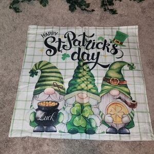 St. Patrick's Day 18x18 Pillow Cover.